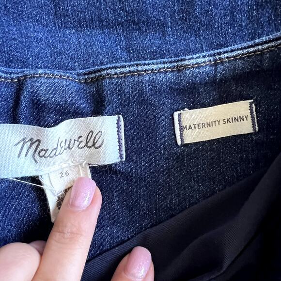 Madewell maternity skinny jeans size 26 DR - Picture 3 of 4